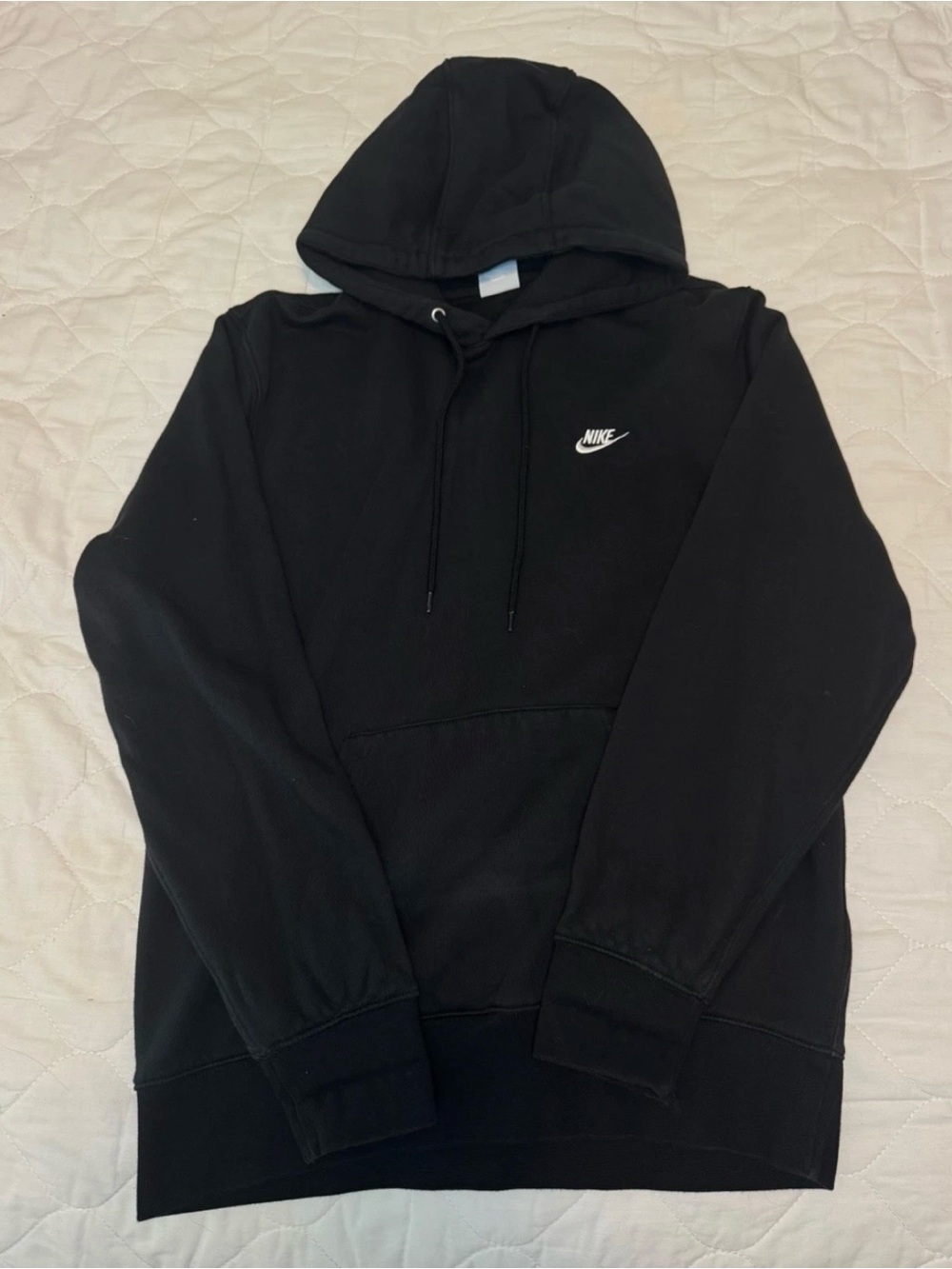Nike Black Men's Swoosh Pullover Hoodie